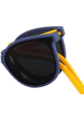 儿童折叠墨镜男童防紫外线太阳镜