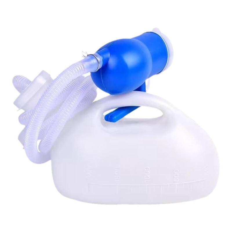 尿壶带管老人男士夜壶加厚2000ml