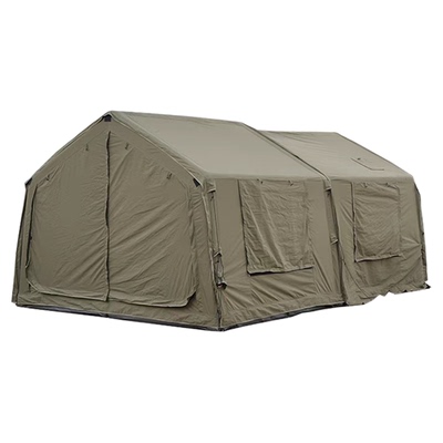 云端行8+8.8㎡军绿充气帐篷过夜露营野营地8平米棉布模块带拓展