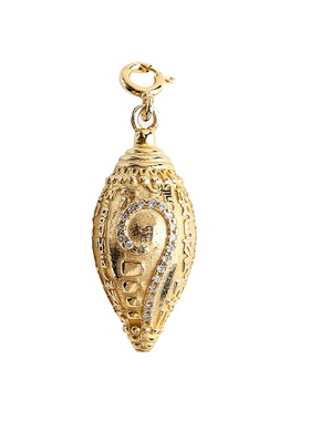 古法金银镀金藏式风格吊坠