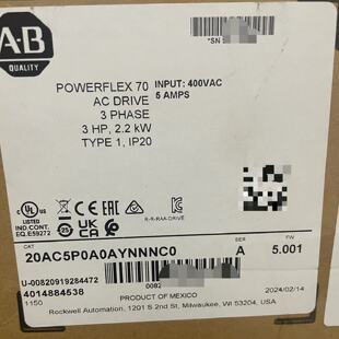 【询价】20AC5P0A0AYNNNC0 变频器适用