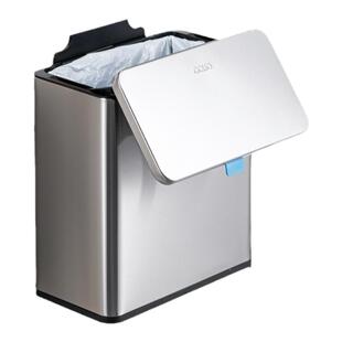 ccko厨房专用垃圾桶不锈钢挂式分类厨余台面家用壁挂橱柜免弯腰