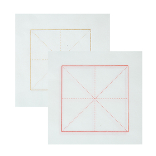 宣纸米字格单个10cm15cm生宣半生熟毛笔字书法初学生练习临摹教学