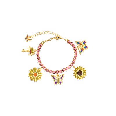 stugazi满钻金色蝴蝶手链