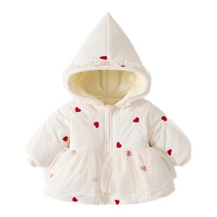 女童棉服2025新款棉袄小公主巨好看夹棉外套儿童加厚洋气棉衣冬装