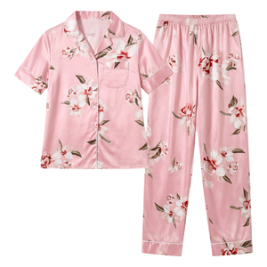 真丝睡衣女夏季高级感丝绸家居服