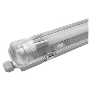 飞利浦led三防灯t8单双管全套带罩支架灯具1.2米防水防爆日光灯架