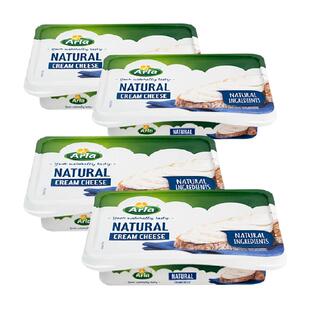 Arla阿尔乐进口原味奶油奶酪150g*4三明治贝果涂抹奶酪即食早餐