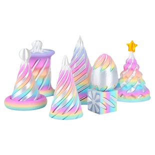 3D打印圆柱推推乐网红同款指尖解压小物件螺旋转立体男女儿童玩具