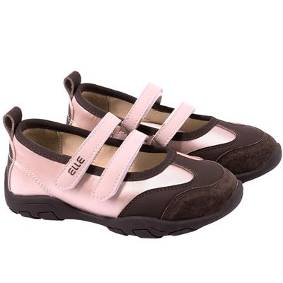 ELLEkids童鞋芭蕾丝绸布儿童鞋