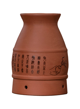 紫砂艾灸罐陶瓷小灸罐艾灸盒器具