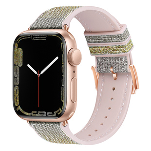 适用iwatch表带s11苹果手表表带applewatchs10运动ultra3硅胶se变色s9代8/7小蛮腰46mm41新款s8女生6细智能42