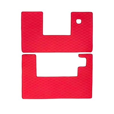 封闭式三轮车脚垫手机兜款防踢垫