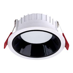 led防眩窄边筒灯5W7W9W12W开孔7.5 9 12公分cm三色天花灯75 95mm