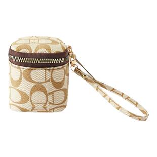 欧美大牌印花零钱包水桶包手拎小包口红包设计精致高档网红拉链包