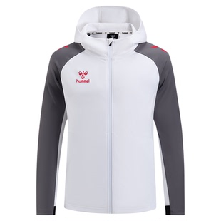 SFS HUMMEL 25/26科隆 不来梅 针织外套连帽长袖足球服运动春夏男