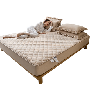 A类纯棉床笠单件全棉夹棉加厚水洗棉床罩2025新款床垫保护罩3件套