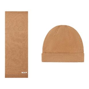 ArborTree 宝宝冬季有机棉羊绒暖冬外出帽子围巾饰品套装 A类标准