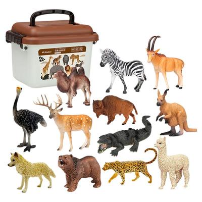 时光学大象塑胶仿真玩具