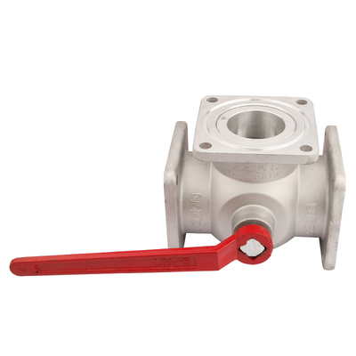 银丰石油铝合金三通球阀抗压防爆