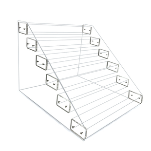 桌面收银吧台面前置物架零食短款窄小型货架迷你架香烟架子展示架