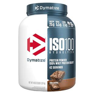 Dymatize狄马泰斯iso100水解分离20份乳清whey蛋白粉蛋白质粉5磅
