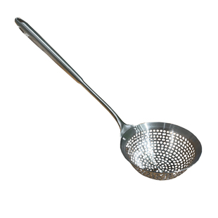 出德国304不锈钢一体成型厨房加厚过滤网漏勺食品级捞面饺子家用