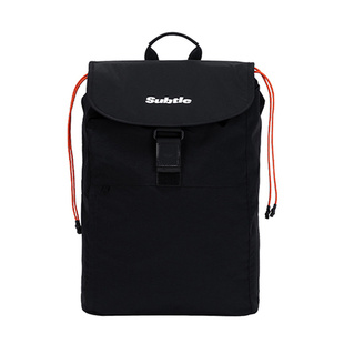 SUBTLE新款户外双肩包男抽绳书包电脑背包旅游轻便大容量男生通勤