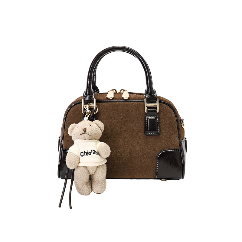 南风Chio2nd 专柜限定款 磨砂牛皮枕头包包女真皮手提包斜挎女包