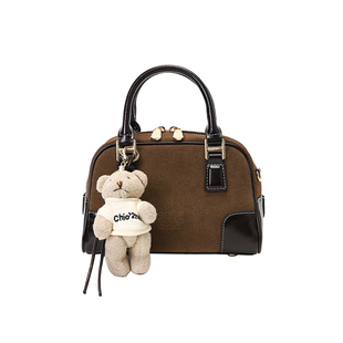 南风Chio2nd 专柜限定款 磨砂牛皮枕头包包女真皮手提包斜挎女包