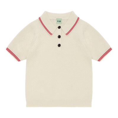 Little现货 丹麦FUB SS26春夏男宝条纹短袖T恤衬衫polo衫短裤