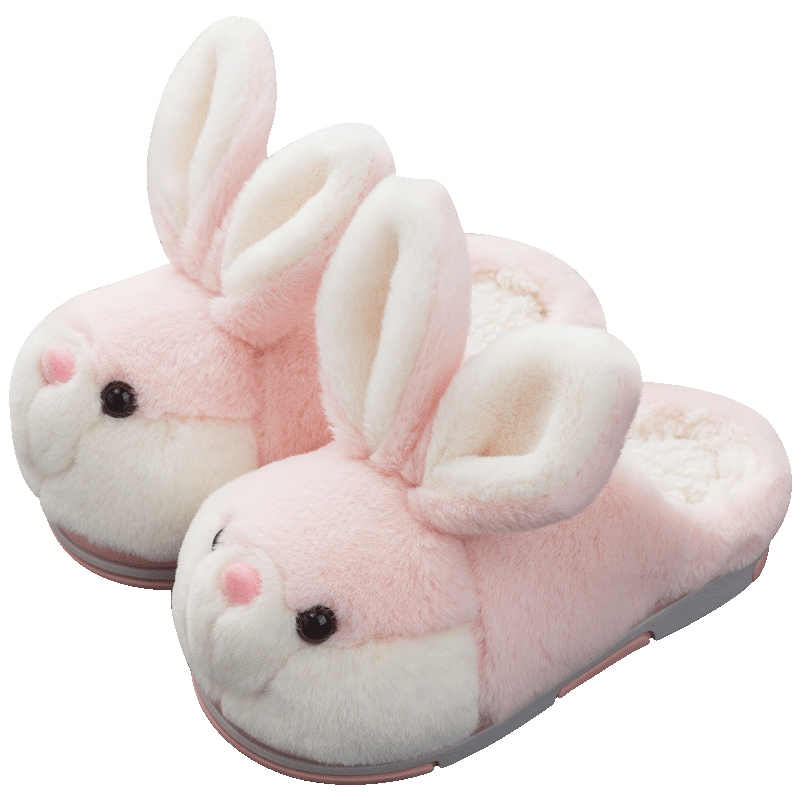 棉拖鞋女冬季加绒可爱2025新款室内家居家男情侣毛毛鞋月子鞋棉鞋