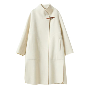 2026管乐马年春晚同款米白色西装外套西裤阔腿裤长裤子套装衣服女