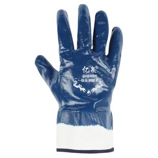 工业挂胶浸胶耐油防油手套机械修理电焊劳保手套薄款丁晴橡胶耐磨