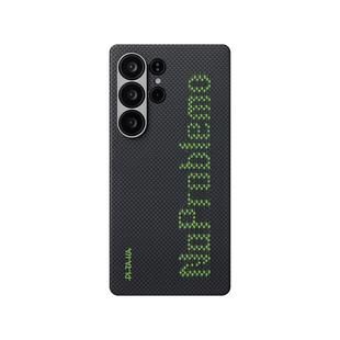 PITAKA适用新款三星s25ultra手机壳凯夫拉碳纤维纹手机保护套GalaxyS25防摔S25+超薄magsafe磁吸发光壳高级感