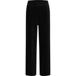 本来BENLAI女士灯芯绒阔腿裤新款加厚保暖垂感直筒宽腿裤