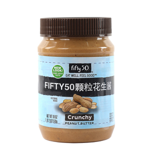 轻奢花生酱无添加盐/糖欧美32年低GI健康食品品牌原瓶进口美叻稼