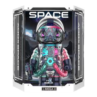 KGBOX泡泡玛特MEGAMOLLY400%凝结集团粉紫绿荆棘亚克力展示盒收纳