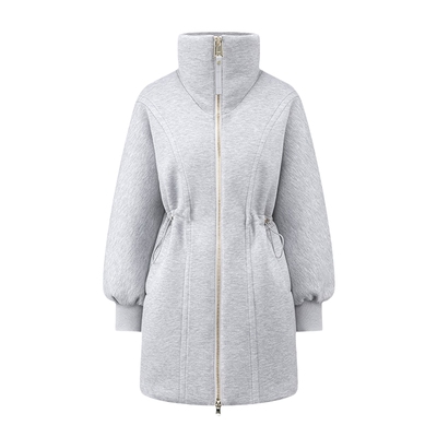 艾莱依卫衣式羽绒服女冬