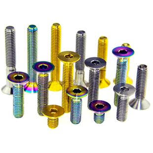 EFsolid钛合金沉头螺丝TC4 M6×10/15/20/25/30/35/40mm碗组螺丝