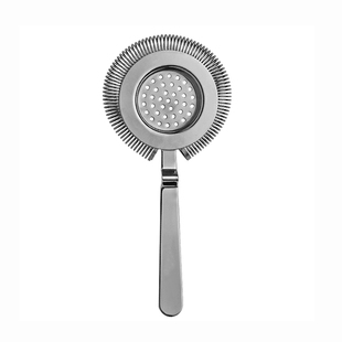 酒吧传奇 304不锈钢欧式霍桑调酒滤冰器过滤器 鸡尾酒隔冰器网格