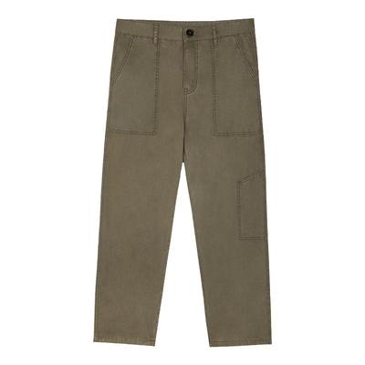 GWIT 美式复古重磅水洗做旧Vintage春秋潮牌口袋休闲直筒工装裤男