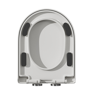 马桶盖子家用通用坐便盖板UV型替换老旧式厕所加厚缓降坐便圈配件