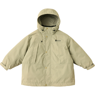 男童羽绒服内胆可拆卸2025冬季新款亲子中大童装羽绒服女童H4982