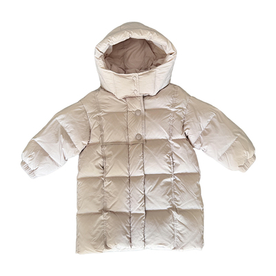 中长款女童加厚90绒防风保暖羽绒