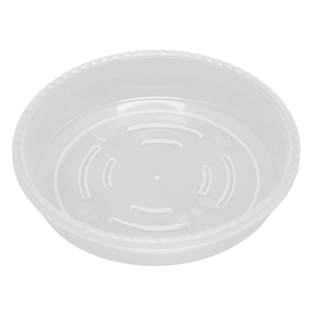 塑料家用花盆底座托盘PP树脂白色接水盘透明简约小号圆形花盘垫子