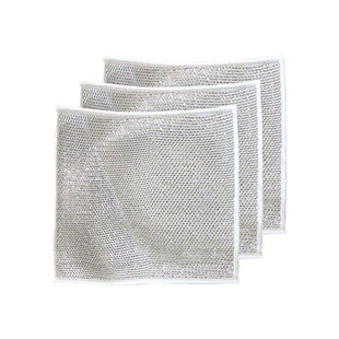 日本万用抹布强力清洁厨房水槽灶台去污洗碗巾去茶垢金属丝网速干