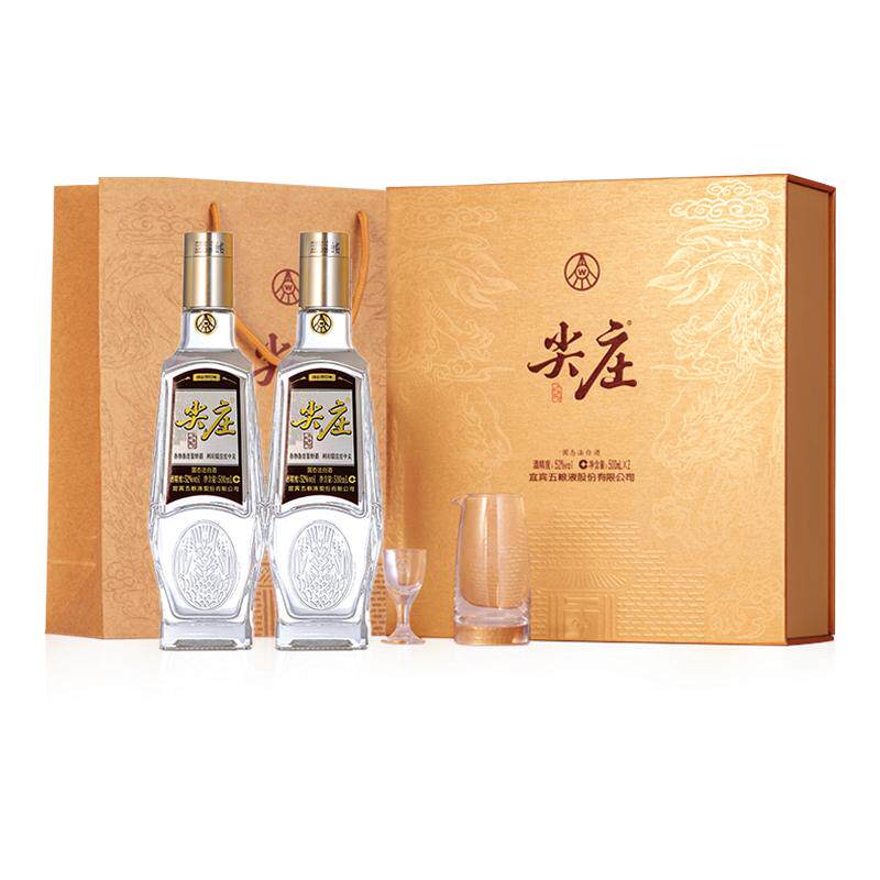 ����������Һ ��ׯ �ٹ� 52��500ml*2ƿŨ���Ͱ׾ƽ������װ 85.22Ԫ+2Ԫ�Խ��