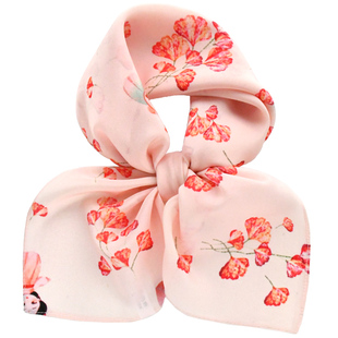 新中式唐代仕女图真丝丝巾礼盒丝绸小方巾中国特色礼物送老外女生