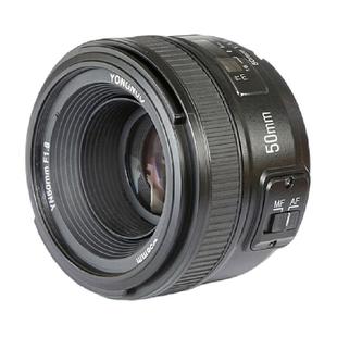 永诺50mmF1.8二代定焦镜头小痰盂大光圈人像佳能尼康单反索尼微单